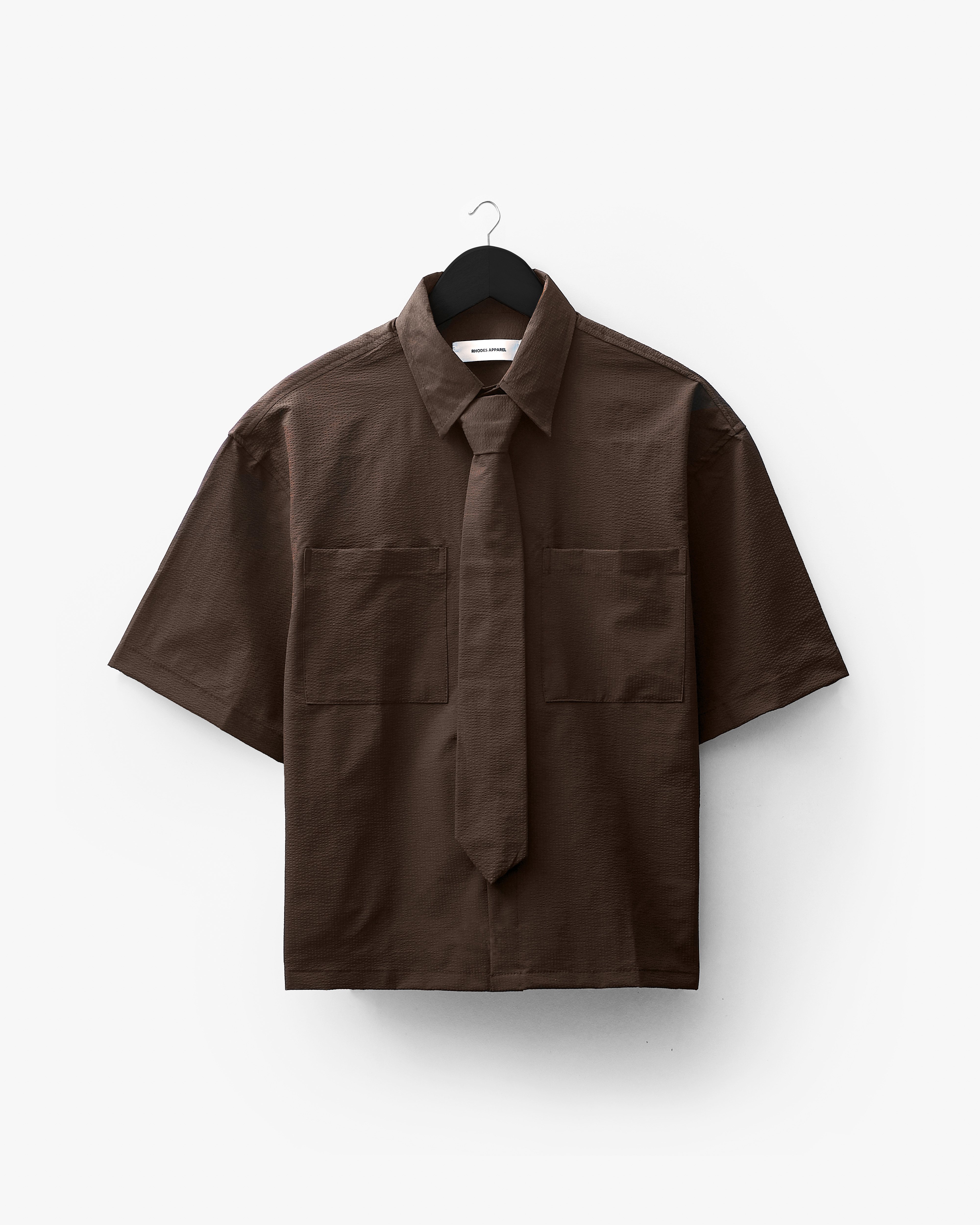 RHODES APPAREL - VIERO BOXY CUT SHIRT 3.0 SERIES BROWN