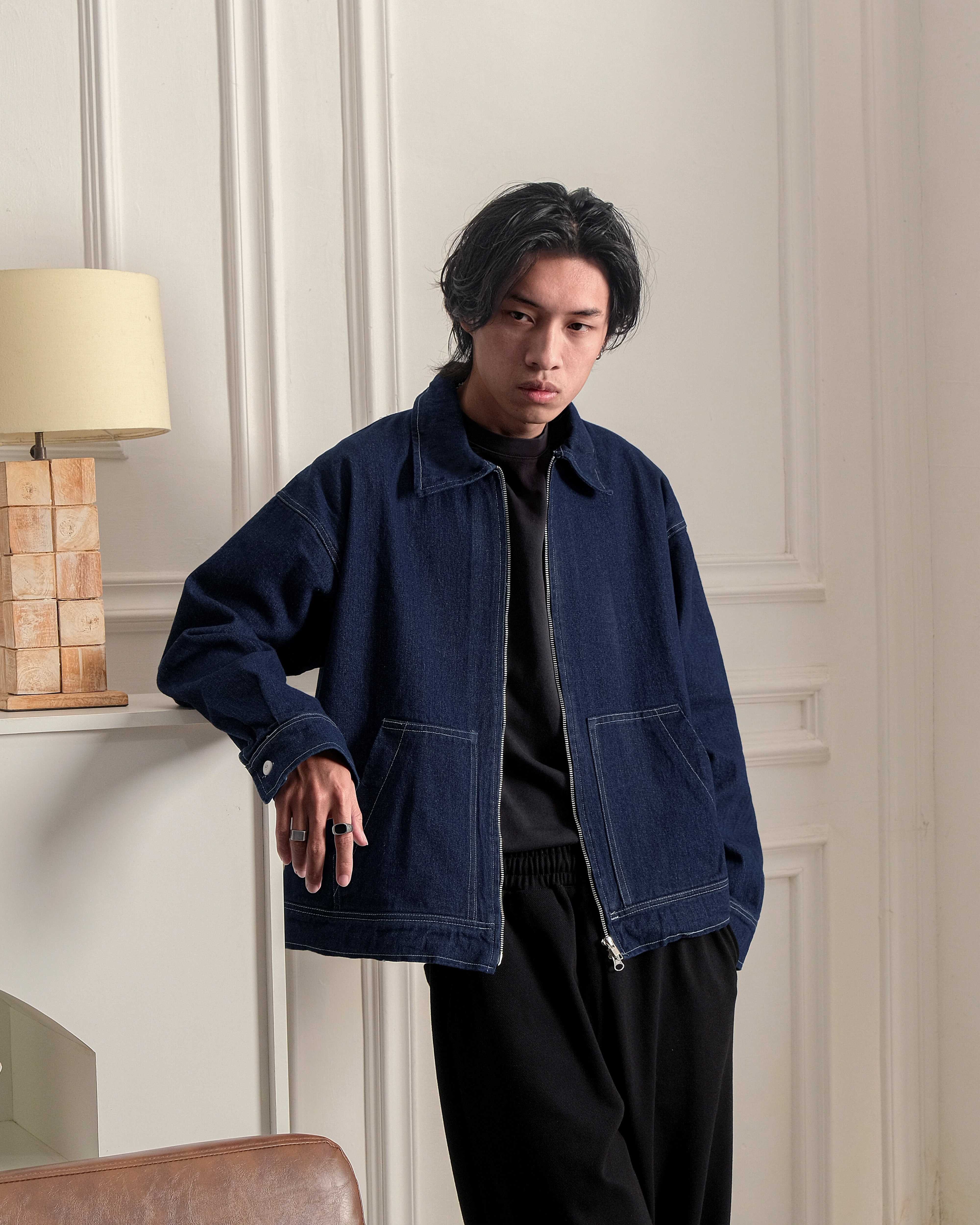 RHODES APPAREL - HYPE DENIM BOXY CUT JACKET Detail